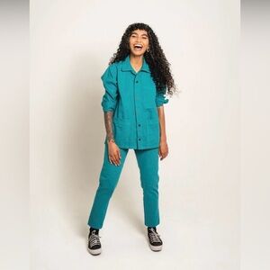 Tilit Teal Utility Pants